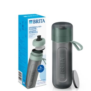 BRITA Μπουκάλι Νερού Fill & Go Active Dark Green Με 2 Ανταλλακτικά Φίλτρα