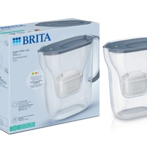 BRITA STYLE ESSENTIAL Cool LED 4W STONE BLUE 2,4Lt με φίλτρο MAXTRA PRO ALL-IN-1